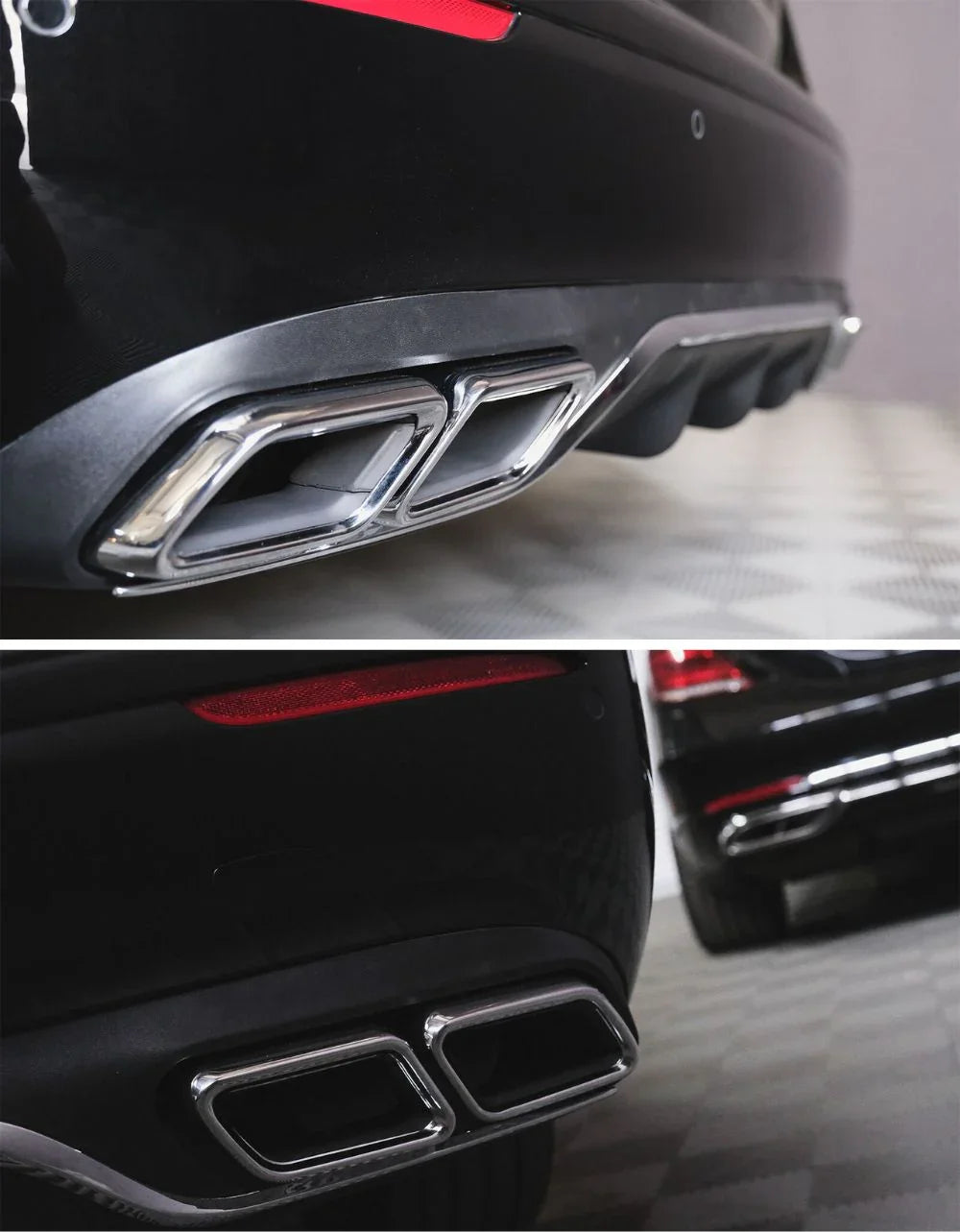 Mercedes Classe C W205 Diffusore AMG Look C63 Doppia Uscita - autorivallo