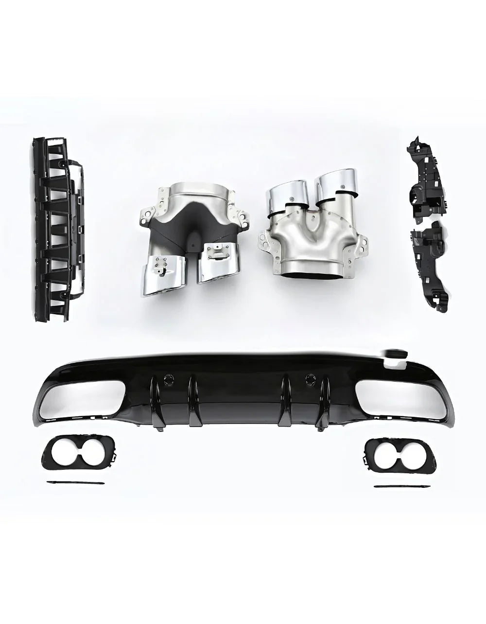 Mercedes C W205 S205 2018-2021 Diffusore AMG Line Look C43 - autorivallo