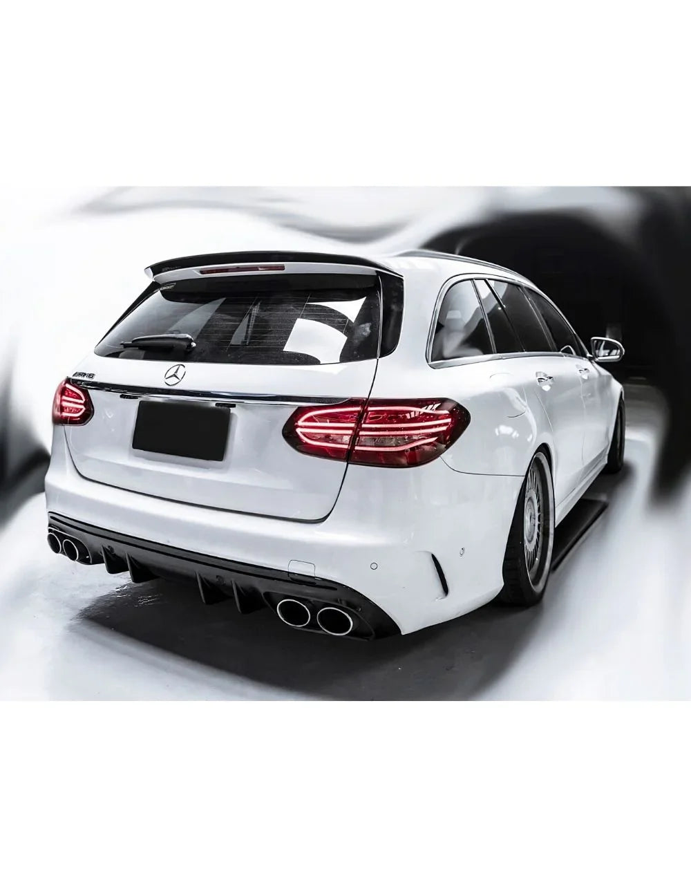 Mercedes C W205 S205 2018-2021 Diffusore AMG Line Look C43 - autorivallo