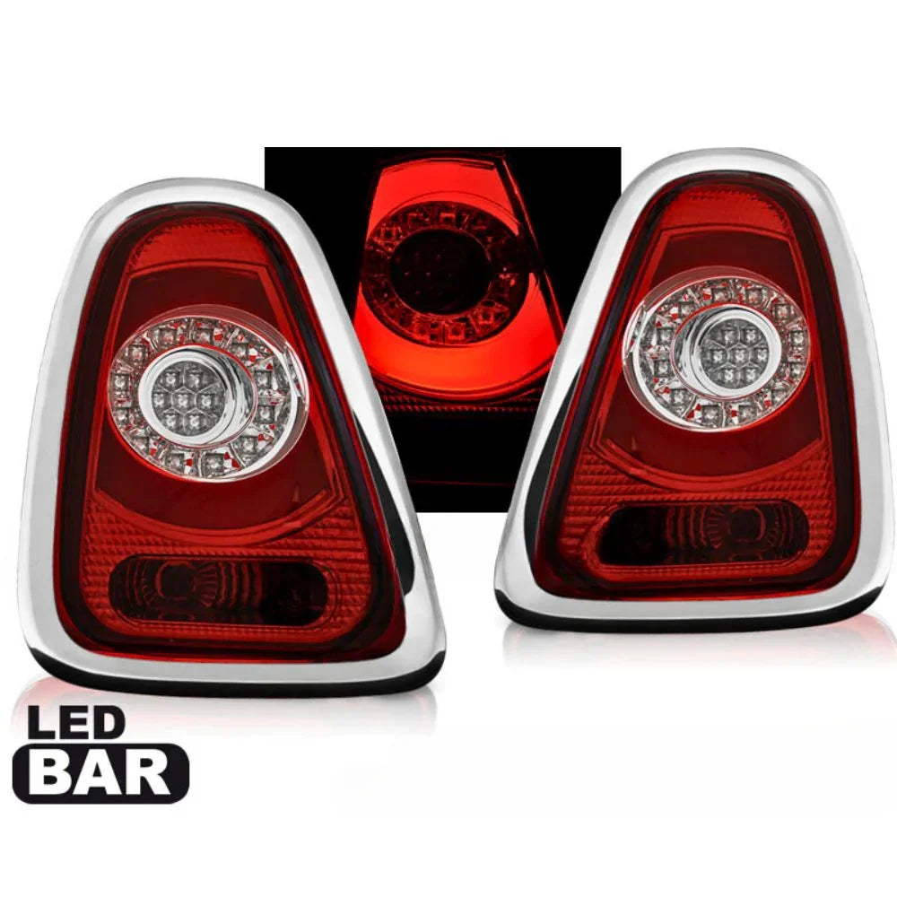 Mini R60 R61 2010-2014 Fanali Posteriori a LED Rosso Chiaro - autorivallo