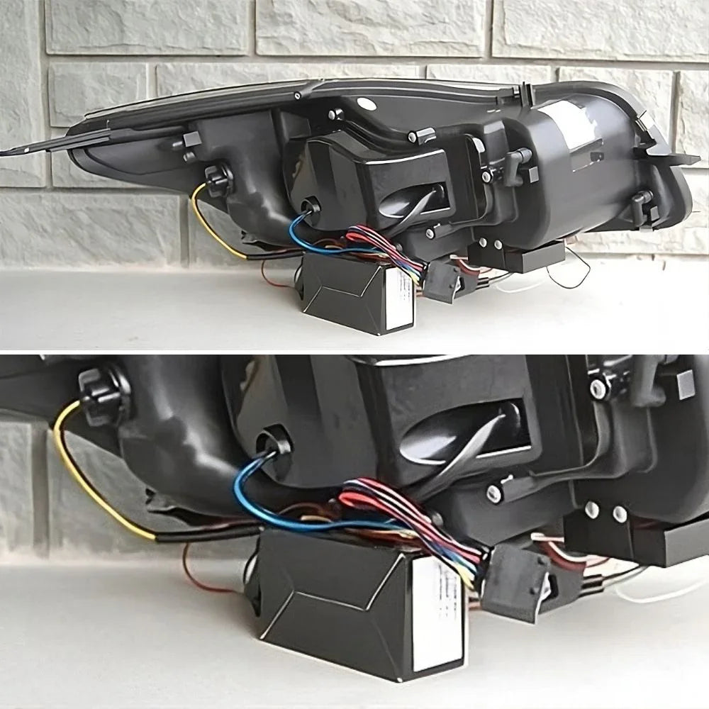 Opel Insignia A 2008-2013 Fari Anteriori LED Cromati Lightube - autorivallo