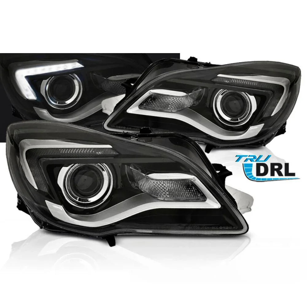 Opel Insignia A G09 2013-2017 Fari Anteriori LED Diurne Neri - autorivallo