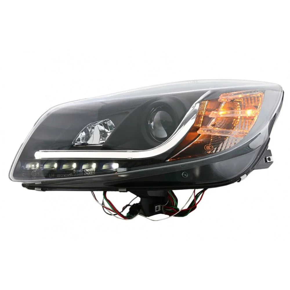 Opel Insignia A 2008-2013 Fari Anteriori LED Neri Lightube - autorivallo