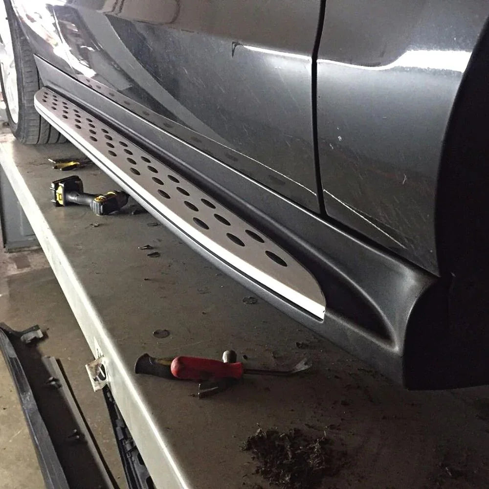 Mercedes M ML W166 2011-2015 Pedane Laterali in Alluminio - autorivallo