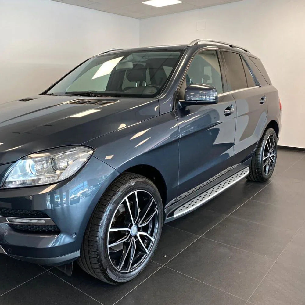 Mercedes M ML W166 2011-2015 Pedane Laterali in Alluminio - autorivallo