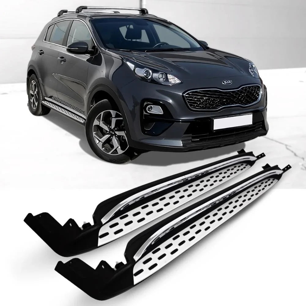 Kia Sportage QL MK4 2015-2018 Pedane Laterali Look Sportivo - autorivallo