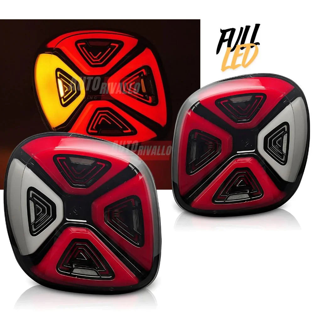 Smart Fortwo III 453 2014-2019 Fanali Posteriori Stop Full LED - autorivallo