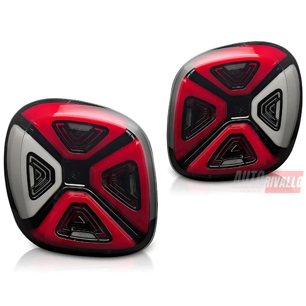 Smart Fortwo III 453 2014-2019 Fanali Posteriori Stop Full LED - autorivallo