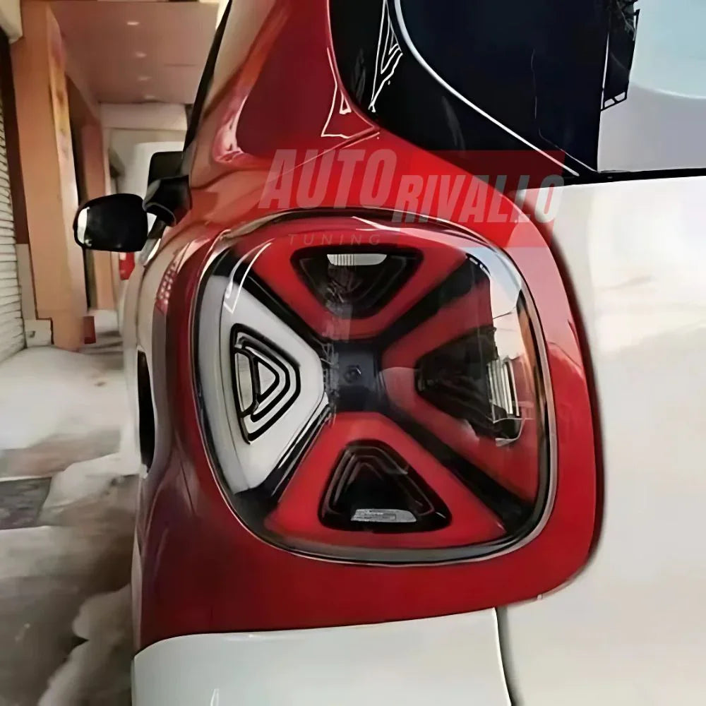 Smart Fortwo III 453 2014-2019 Fanali Posteriori Stop Full LED - autorivallo