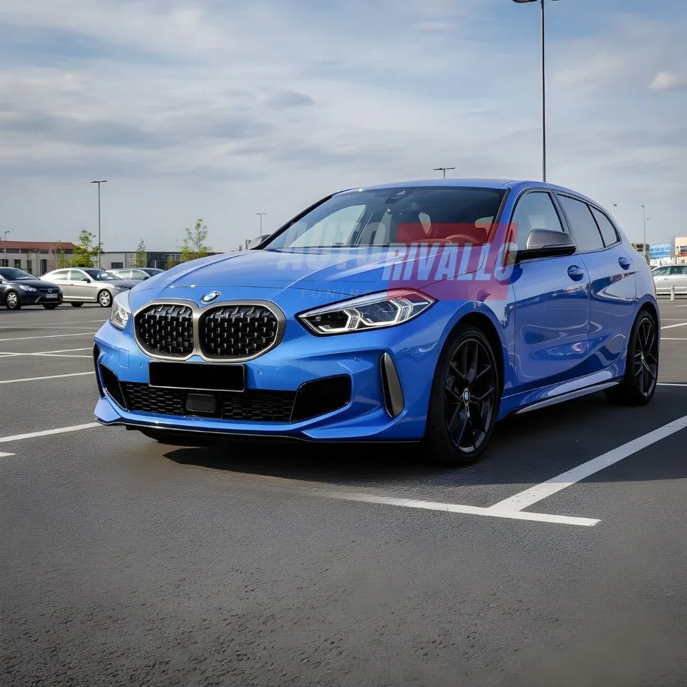 BMW 1 F40 M-Sport 2019-2024 Spoiler Anteriore Nero Lucido - autorivallo