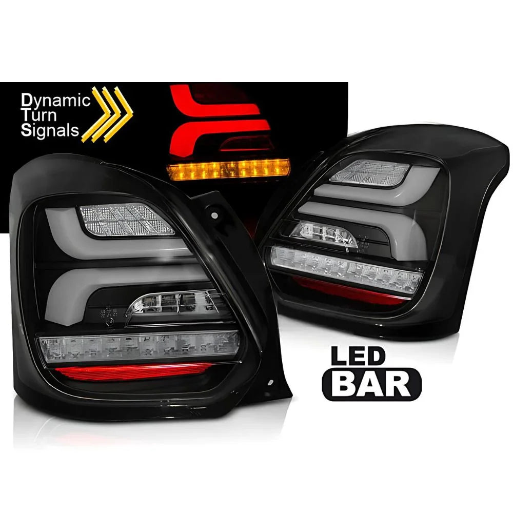 Suzuki Swift 6 2017-2023 Fanali Posteriori Full LED Lightbar - autorivallo