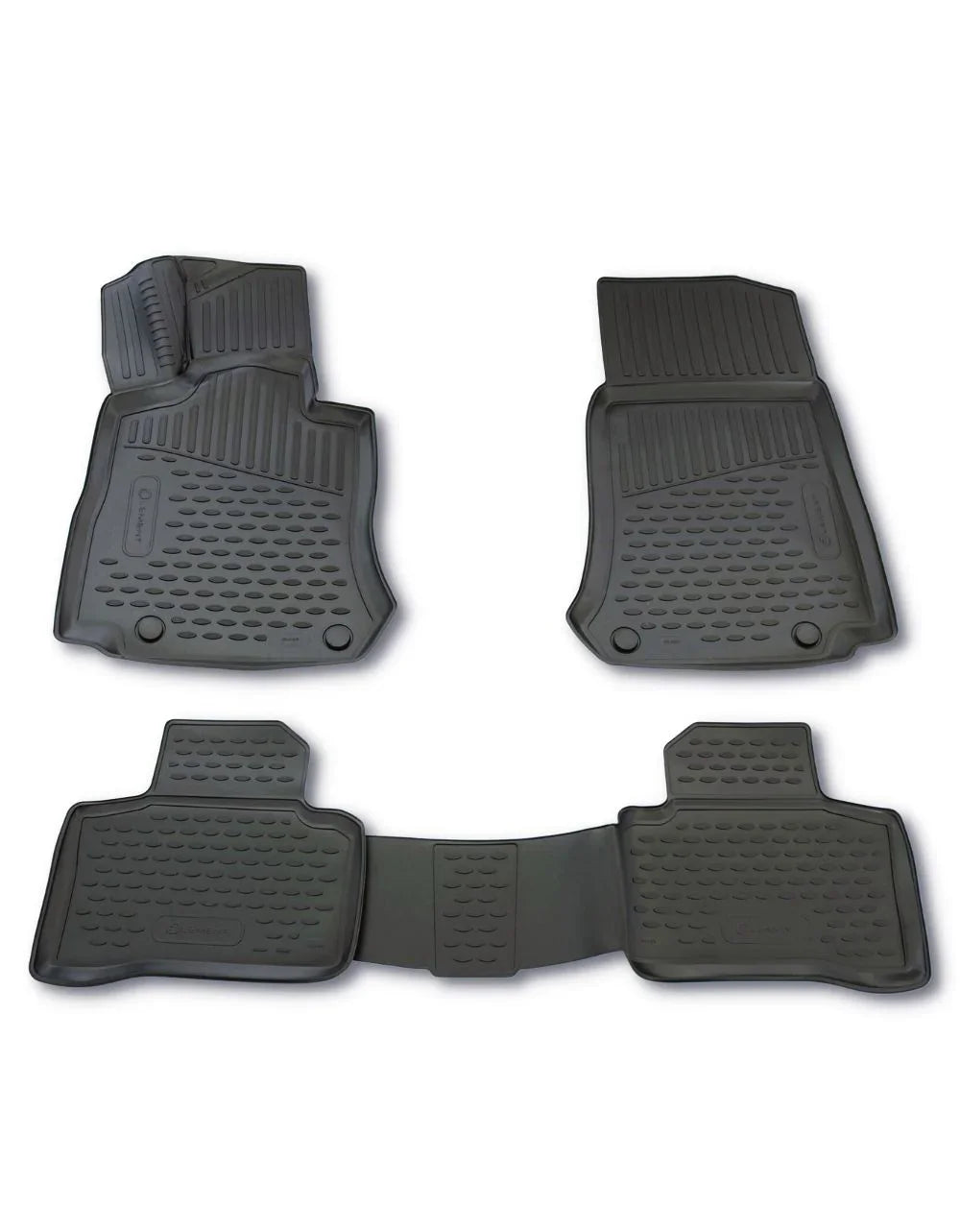 Mercedes GLC X253 C253 2015-2019 Tappetini in gomma 3D Set - autorivallo