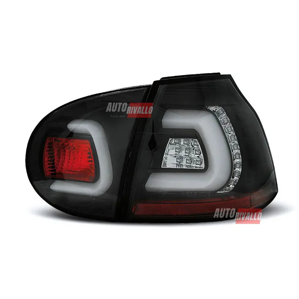 VW Golf 5 2003-2008 Fanali Stop Posteriori LED Nero - autorivallo