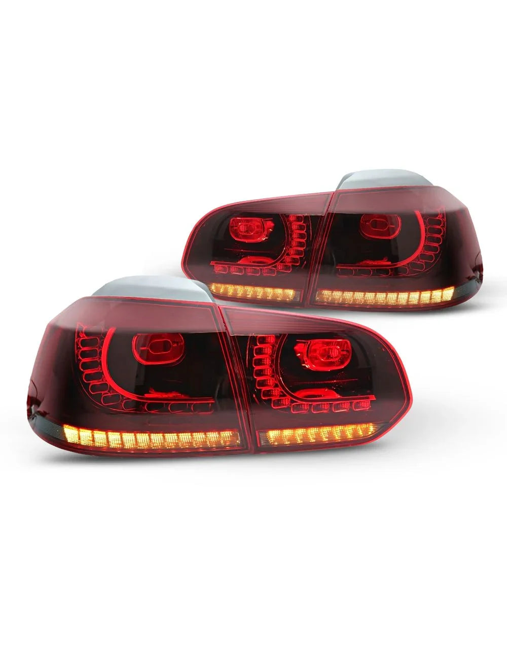 VW Golf 6 2008-2012 Fanali Posteriori LED Frecce Dinamiche SEQ - autorivallo