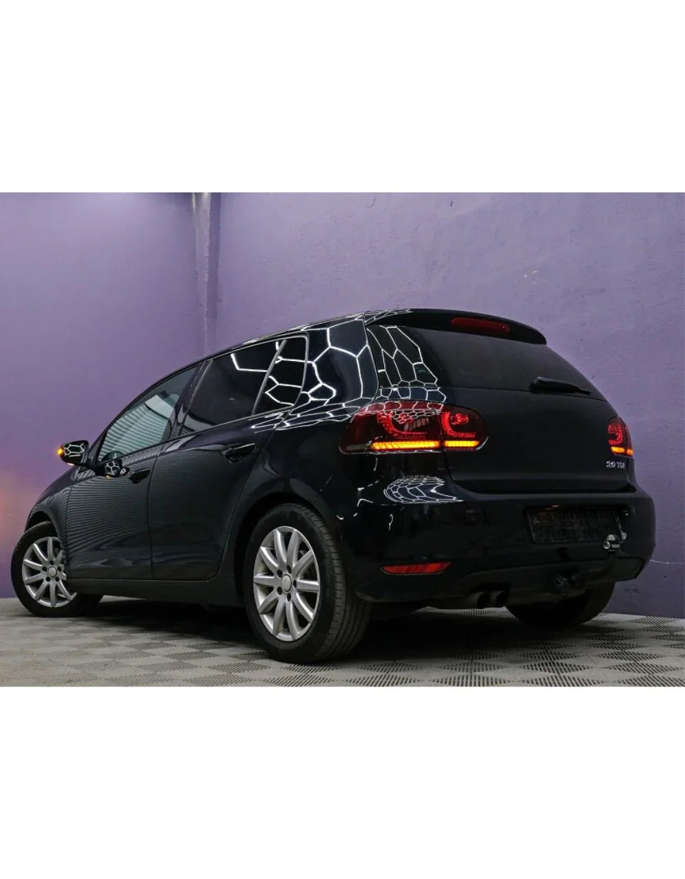 VW Golf 6 2008-2012 Fanali Posteriori LED Frecce Dinamiche SEQ - autorivallo