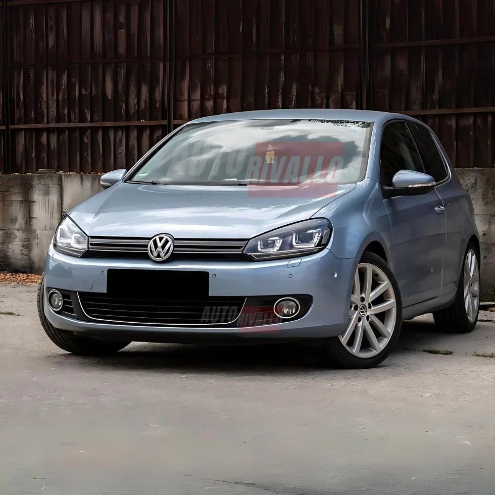 VW Golf 6 2008-2012 Fari Anteriori DRL LED Frecce Dinamiche - autorivallo