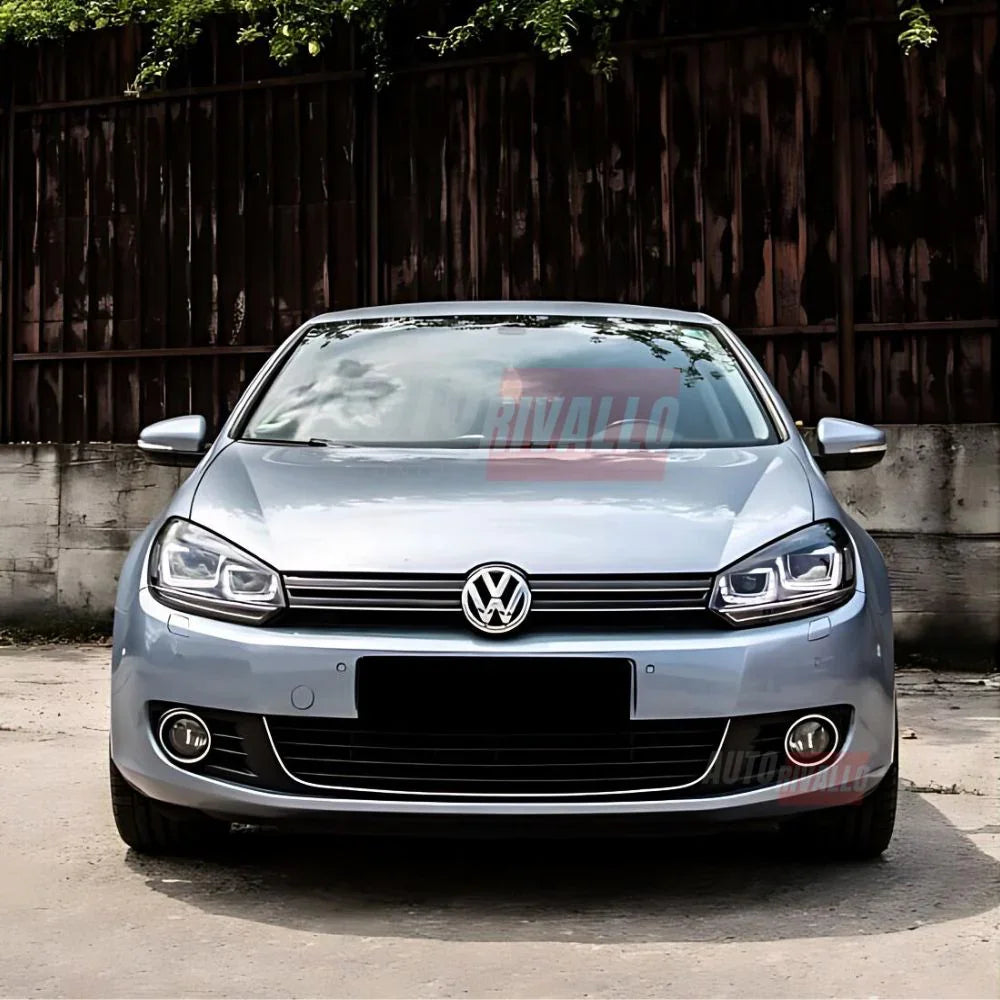 VW Golf 6 2008-2012 Fari Anteriori DRL LED Frecce Dinamiche - autorivallo