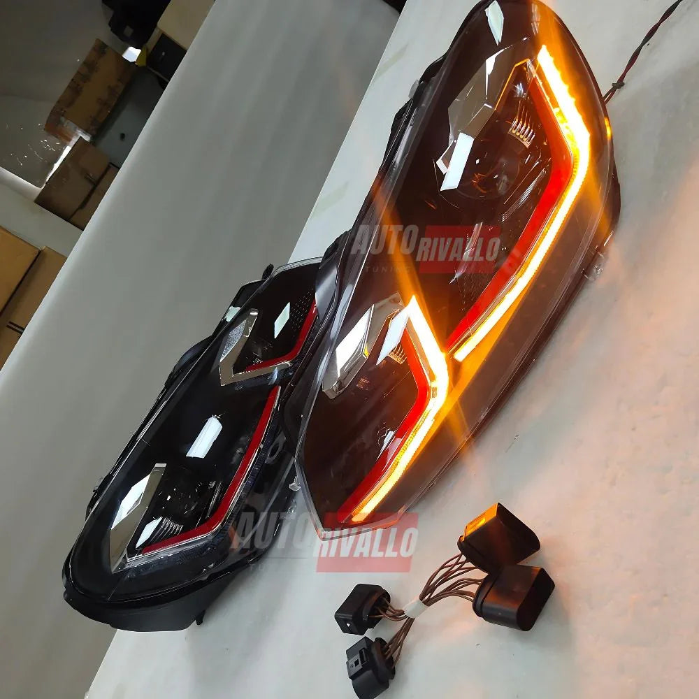 VW Golf 6 2008-2012 Fari Anteriori LED GTI G7.5 Look - autorivallo