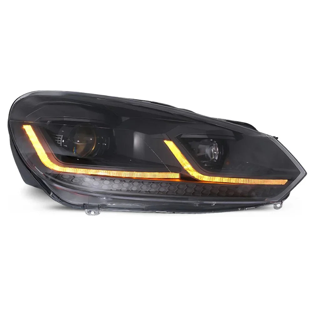 VW Golf 6 2008-2012 Fari Anteriori LED Look G7.5 R-Line - autorivallo