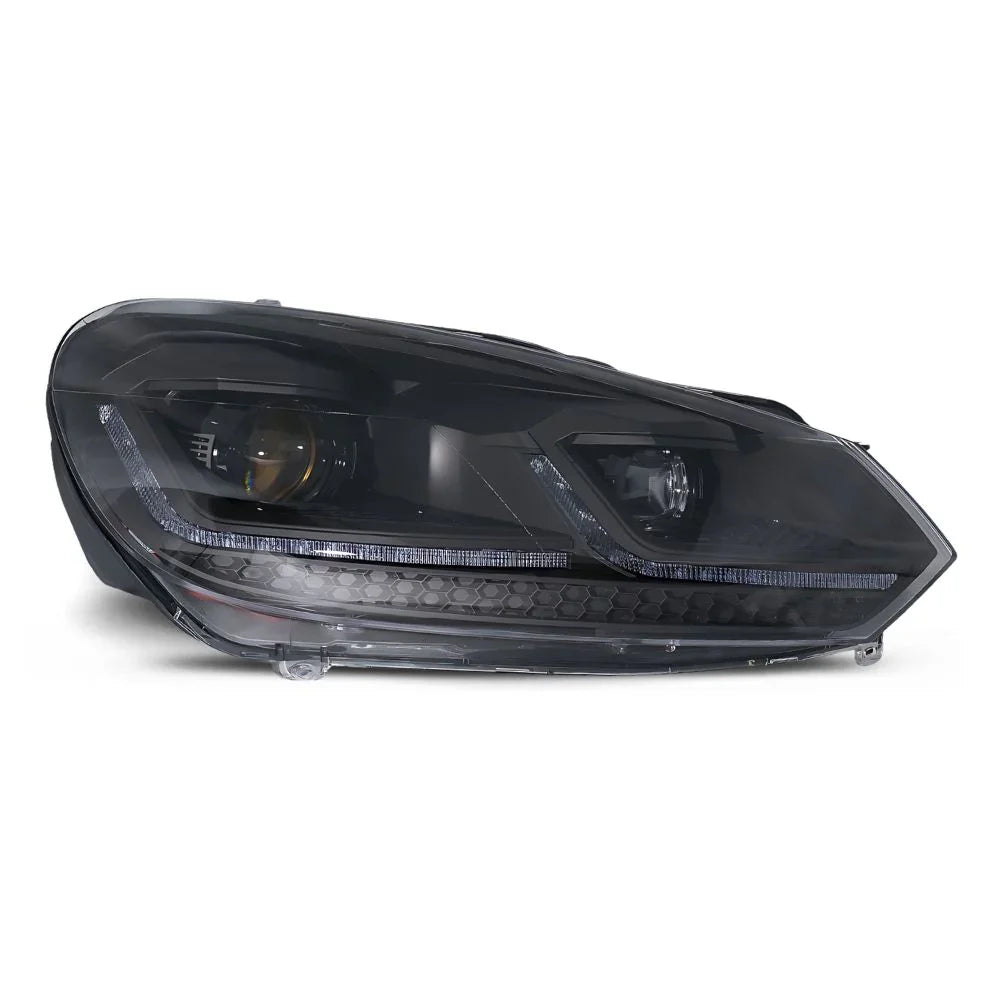 VW Golf 6 2008-2012 Fari Anteriori LED Look G7.5 R-Line - autorivallo