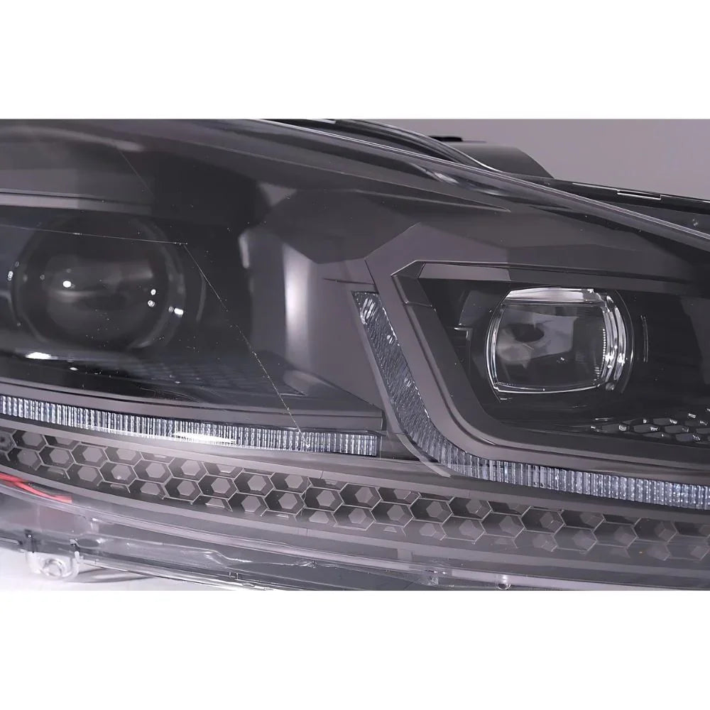 VW Golf 6 2008-2012 Fari Anteriori LED Look G7.5 R-Line - autorivallo