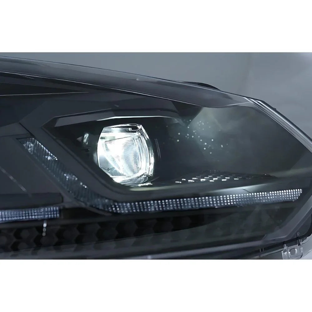 VW Golf 6 2008-2012 Fari Anteriori LED Look G7.5 R-Line - autorivallo