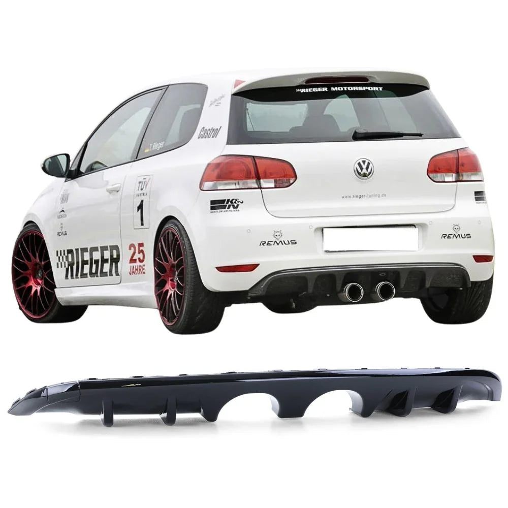 VW Golf 6 GTD 2008-2012 Diffusore Sottoparaurti R20 Look - autorivallo