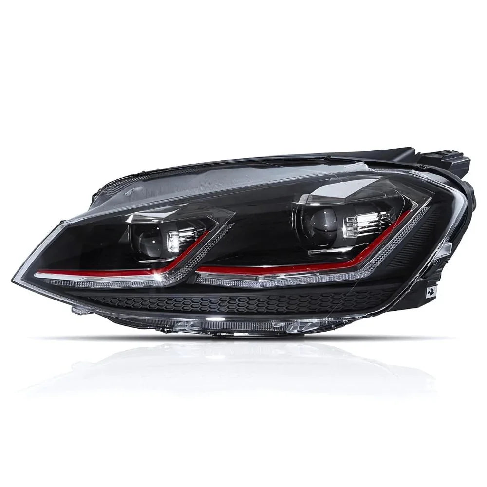 VW Golf 7 2012-2017 Fari Anteriori Ottica GTI Fanali Full LED - autorivallo