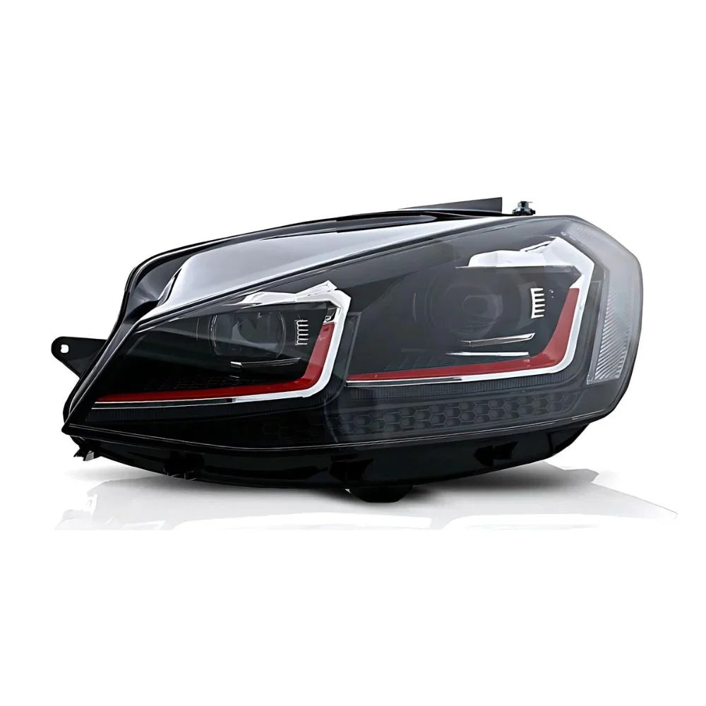 VW Golf 7 2012-2017 Fari Anteriori Ottica GTI Fanali Full LED - autorivallo