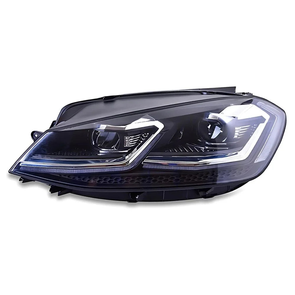 VW Golf 7 2012-2017 Fari Anteriori Full LED Ottica R-Line - autorivallo