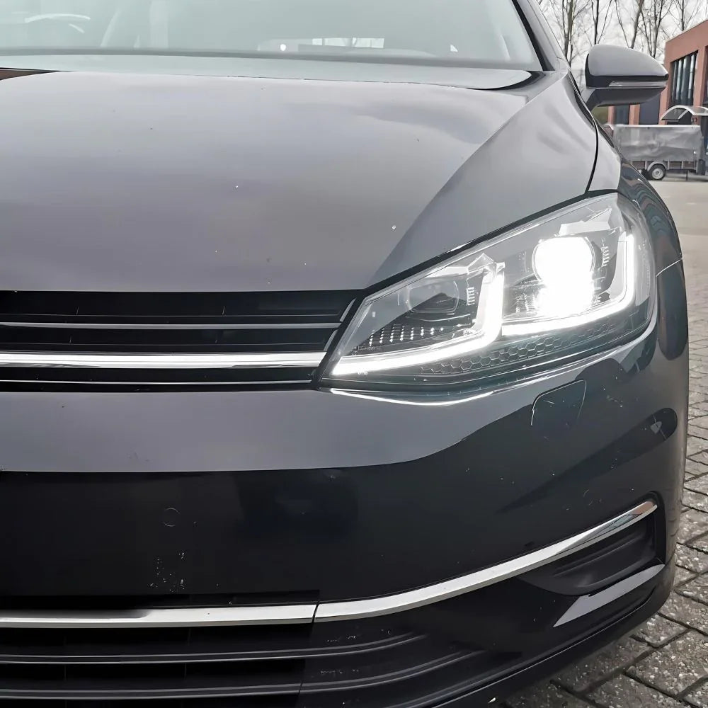 VW Golf 7 2012-2017 Fari Anteriori Full LED Ottica R-Line - autorivallo