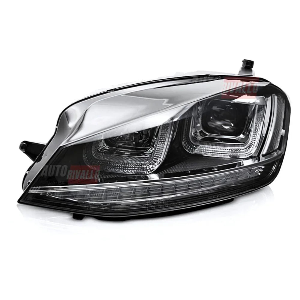 VW Golf 7 12-17 Fari Anteriori R-Line Frecce Dinamiche LED - autorivallo