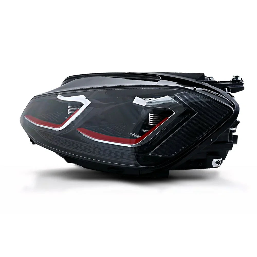 VW Golf 7 2012-2017 Fari Anteriori LED GTI Look Freccia SEQ - autorivallo