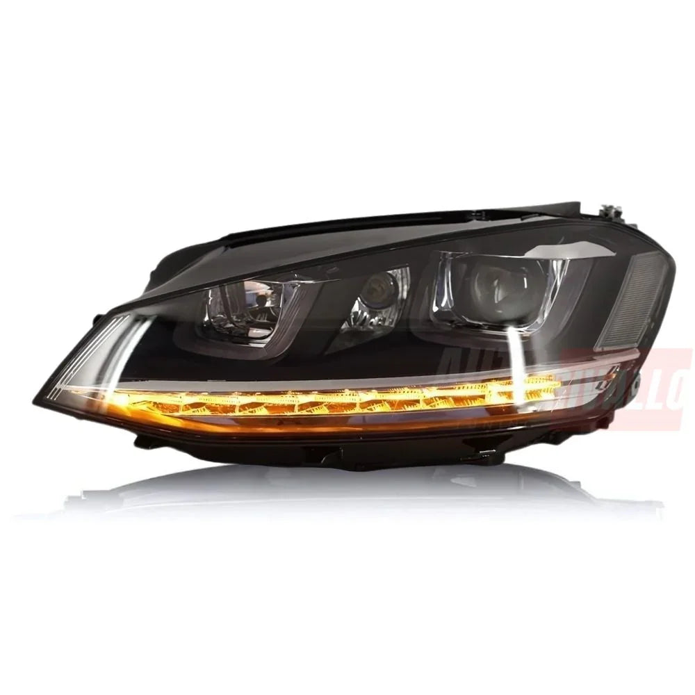 VW Golf 7 2012-2017 Fari Anteriori Con Frecce Dinamiche LED - autorivallo