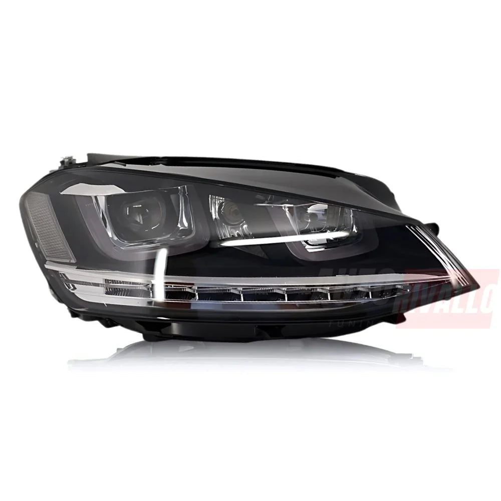 VW Golf 7 2012-2017 Fari Anteriori Con Frecce Dinamiche LED - autorivallo