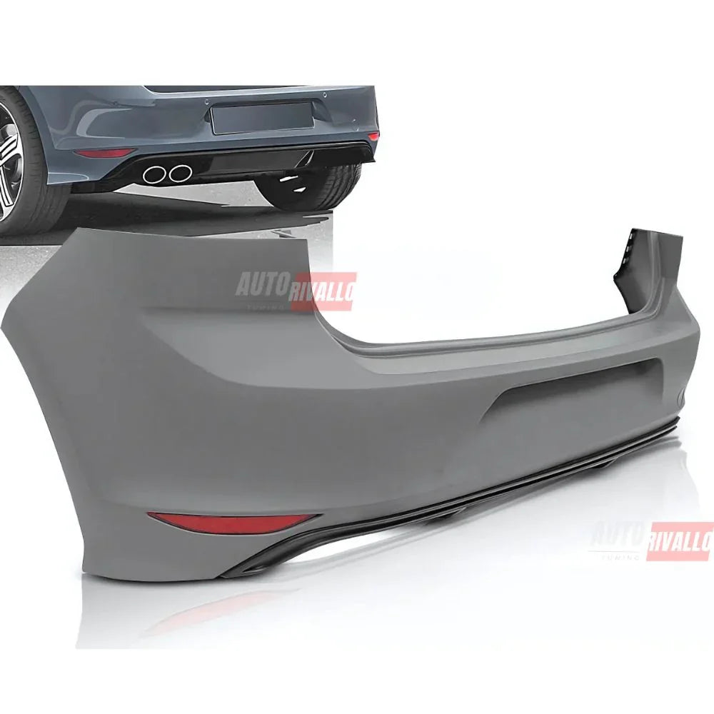 VW Golf 7 2012-2017 Paraurti Posteriore R-Line Look Sport - autorivallo