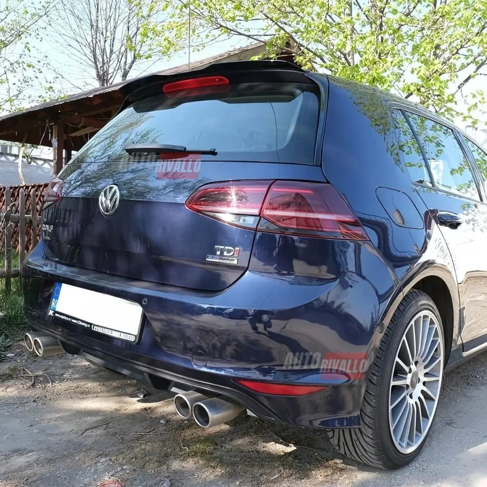 VW Golf 7 2012-2017 Spoiler Posteriore GTI Look Nero Lucido - autorivallo