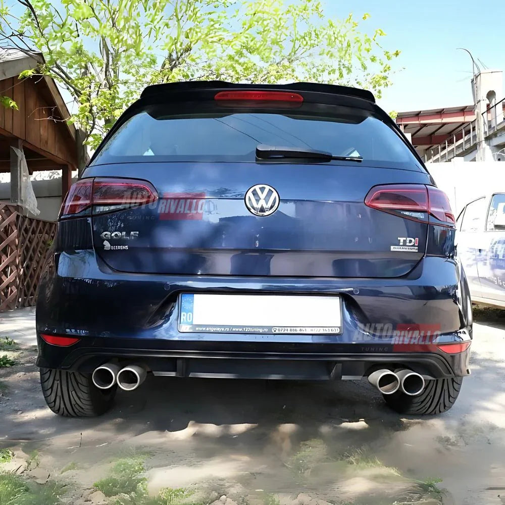 VW Golf 7 2012-2017 Spoiler Posteriore GTI Look Nero Lucido - autorivallo