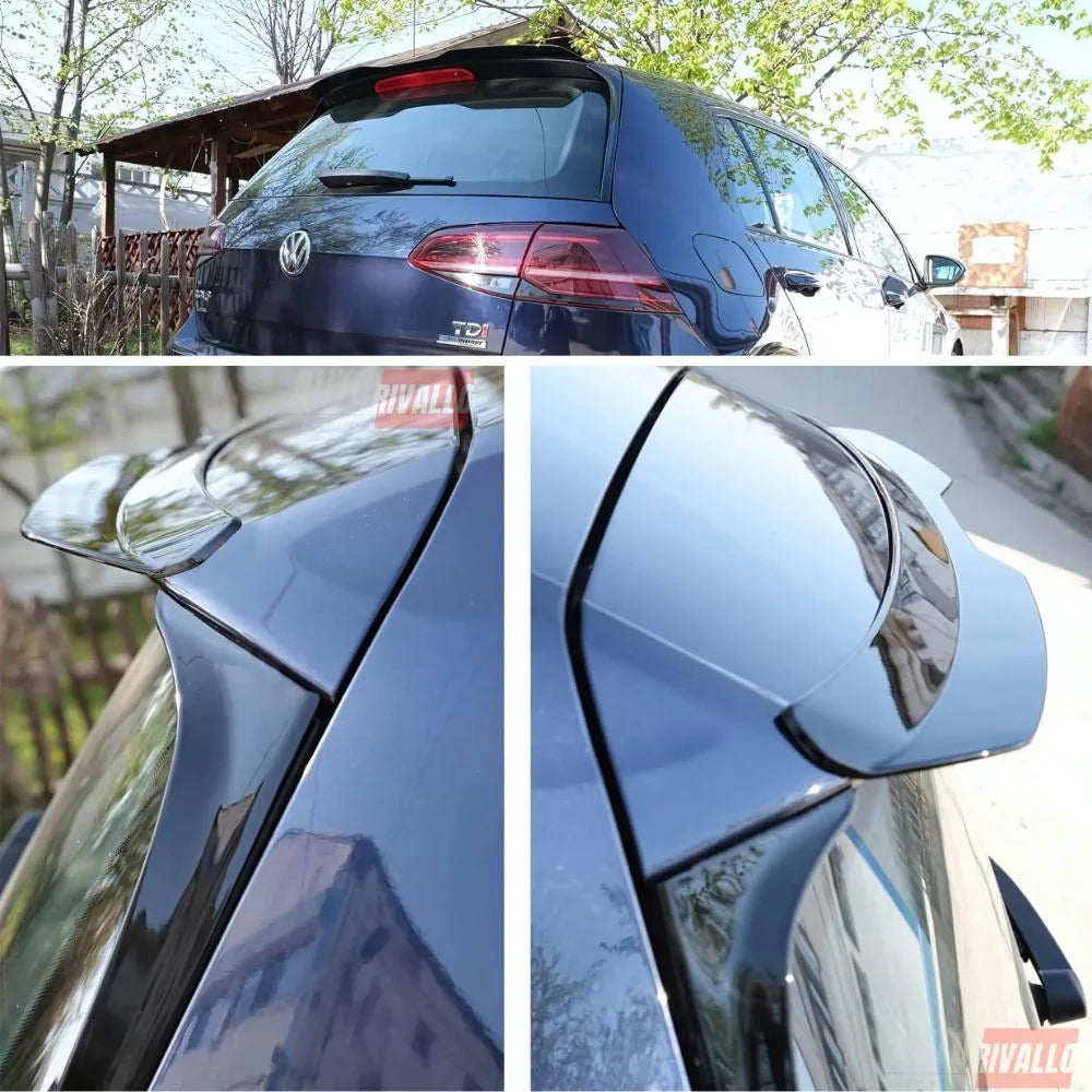 VW Golf 7 2012-2017 Spoiler Posteriore GTI Look Nero Lucido - autorivallo