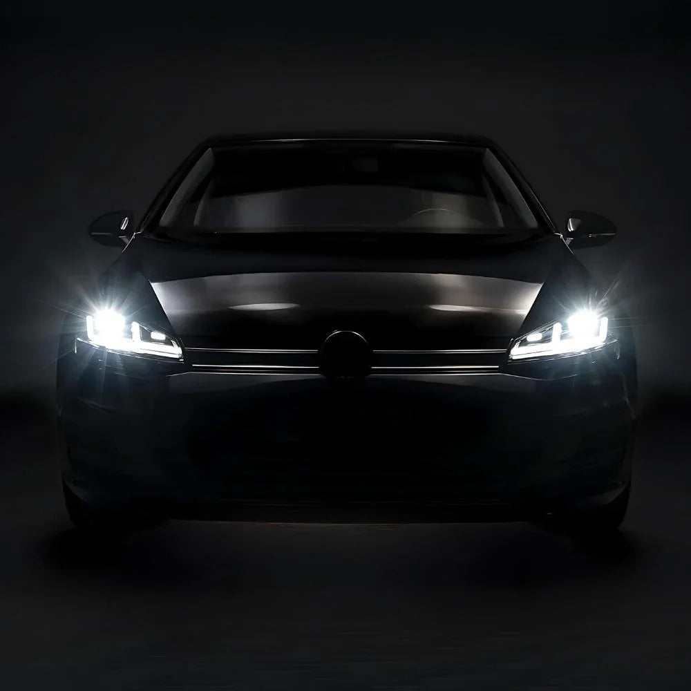VW Golf 7 2012-2017 Fari Anteriori Full Led OSRAM Xenon Neri - autorivallo