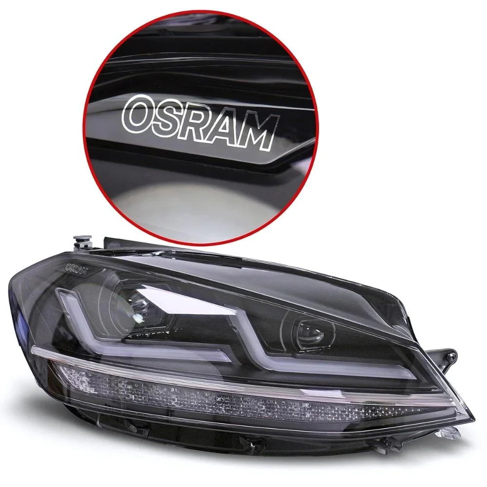 VW Golf 7.5 2017-2020 Fari Anteriori R-Line Full LED Osram - autorivallo
