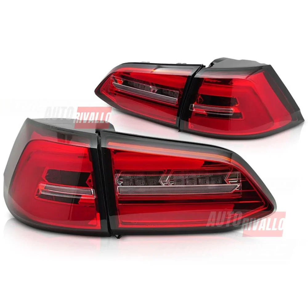VW Golf 7.5 Variant 2017-2019 Fari Posteriori Full LED Rosso - autorivallo