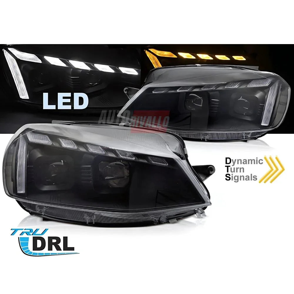 VW Golf 7.5 2017-2019 Fari Anteriori Full LED DRL Freccia SEQ - autorivallo
