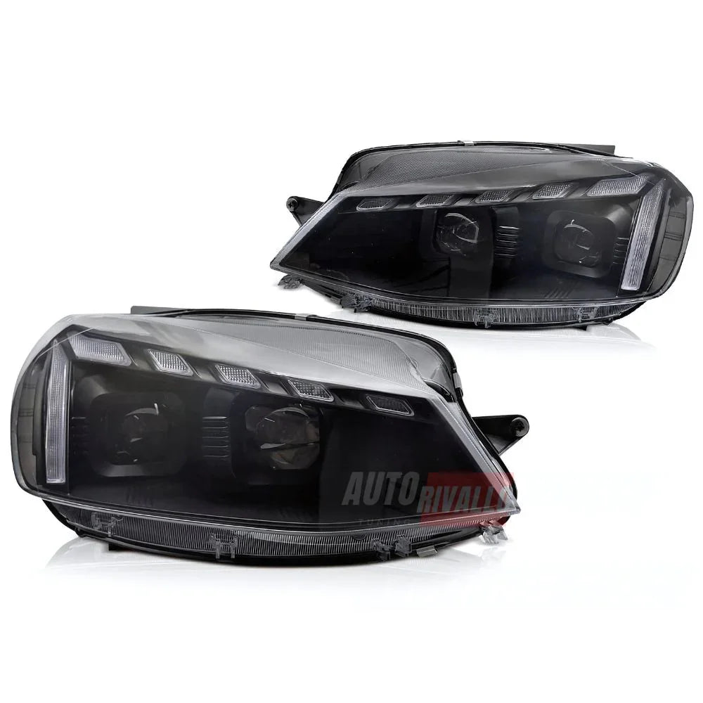 VW Golf 7.5 2017-2019 Fari Anteriori Full LED DRL Freccia SEQ - autorivallo