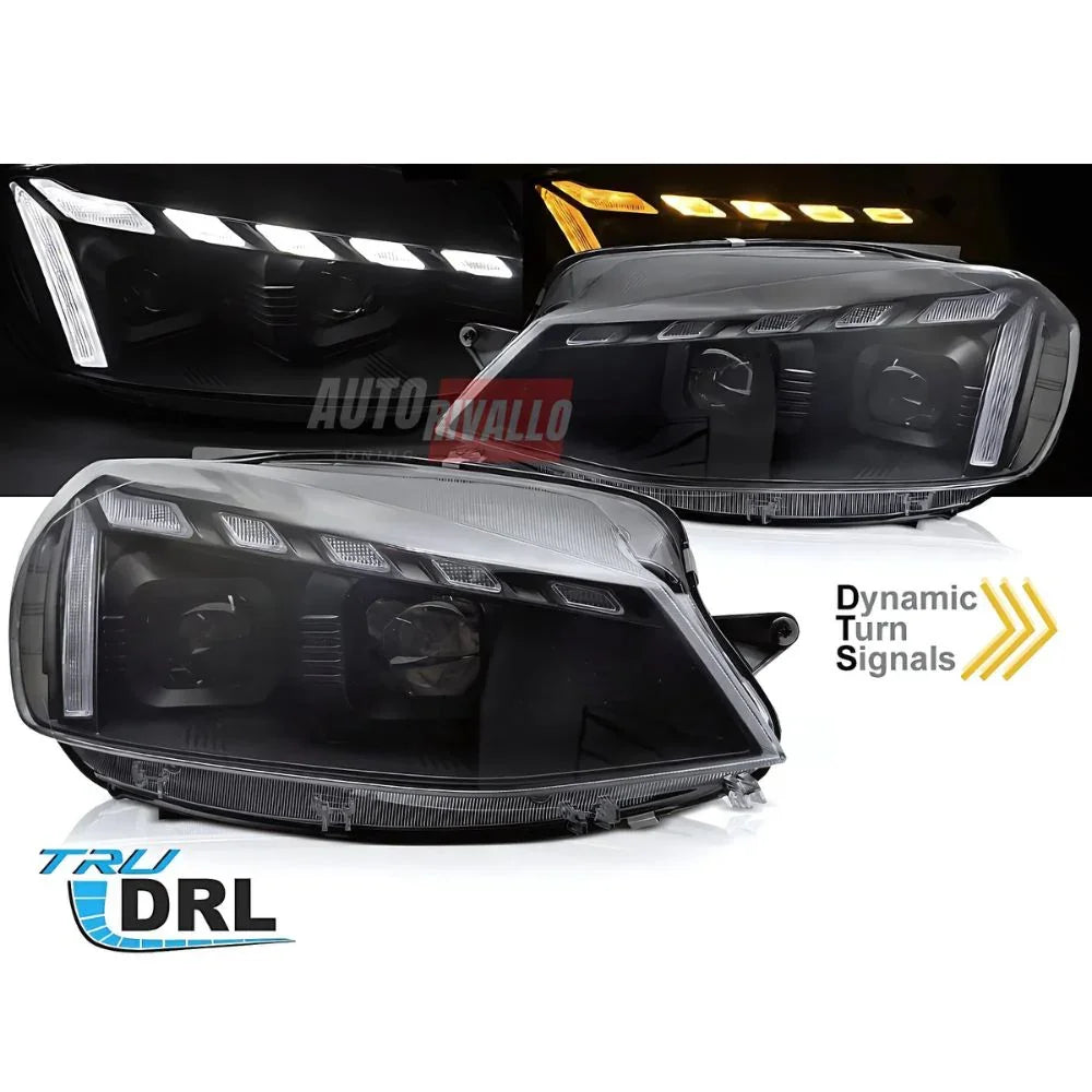 VW Golf 7.5 2017-2019 Fari Anteriori DRL LED Freccia SEQ - autorivallo