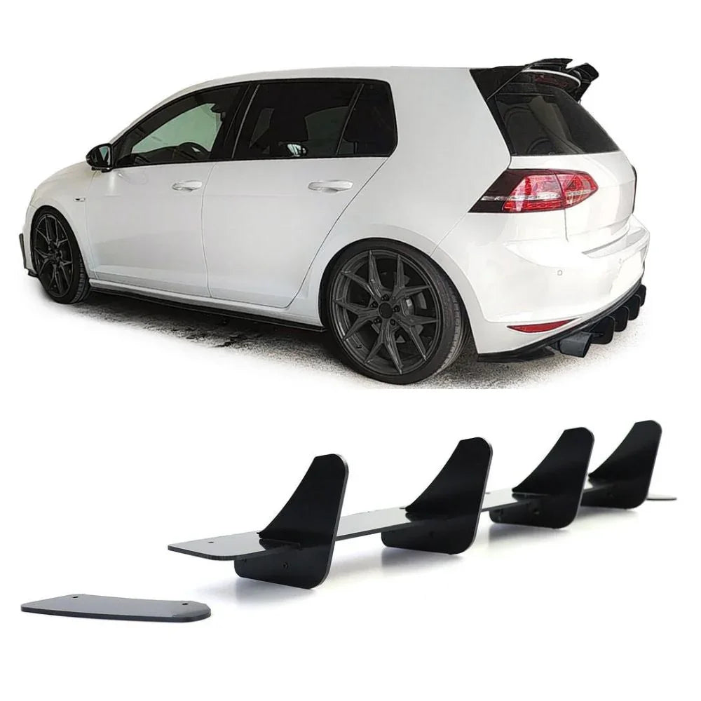 VW Golf 7 GTI 2012-2017 Divisore Per Diffusore Posteriore - autorivallo