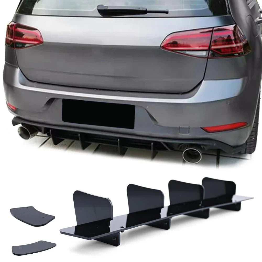 VW Golf 7 GTI 2012-2019 Divisore Per Diffusore Posteriore - autorivallo
