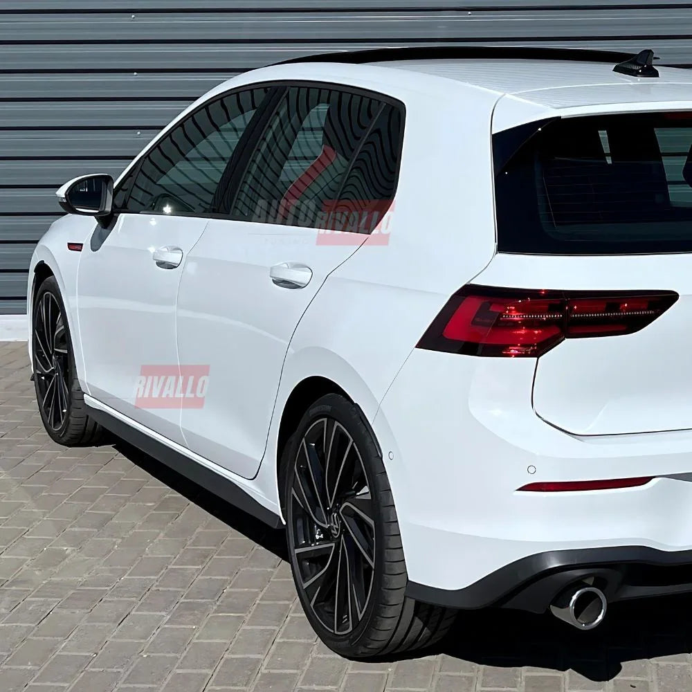 VW Golf 8 2019-2024 Minigonne Laterali GTI Look Nero Lucido - autorivallo