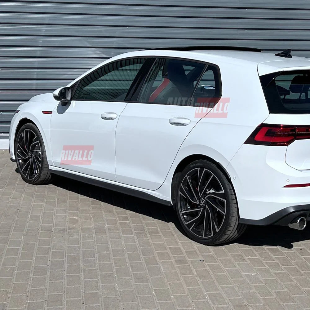 VW Golf 8 2019-2024 Minigonne Laterali GTI Look Nero Lucido - autorivallo