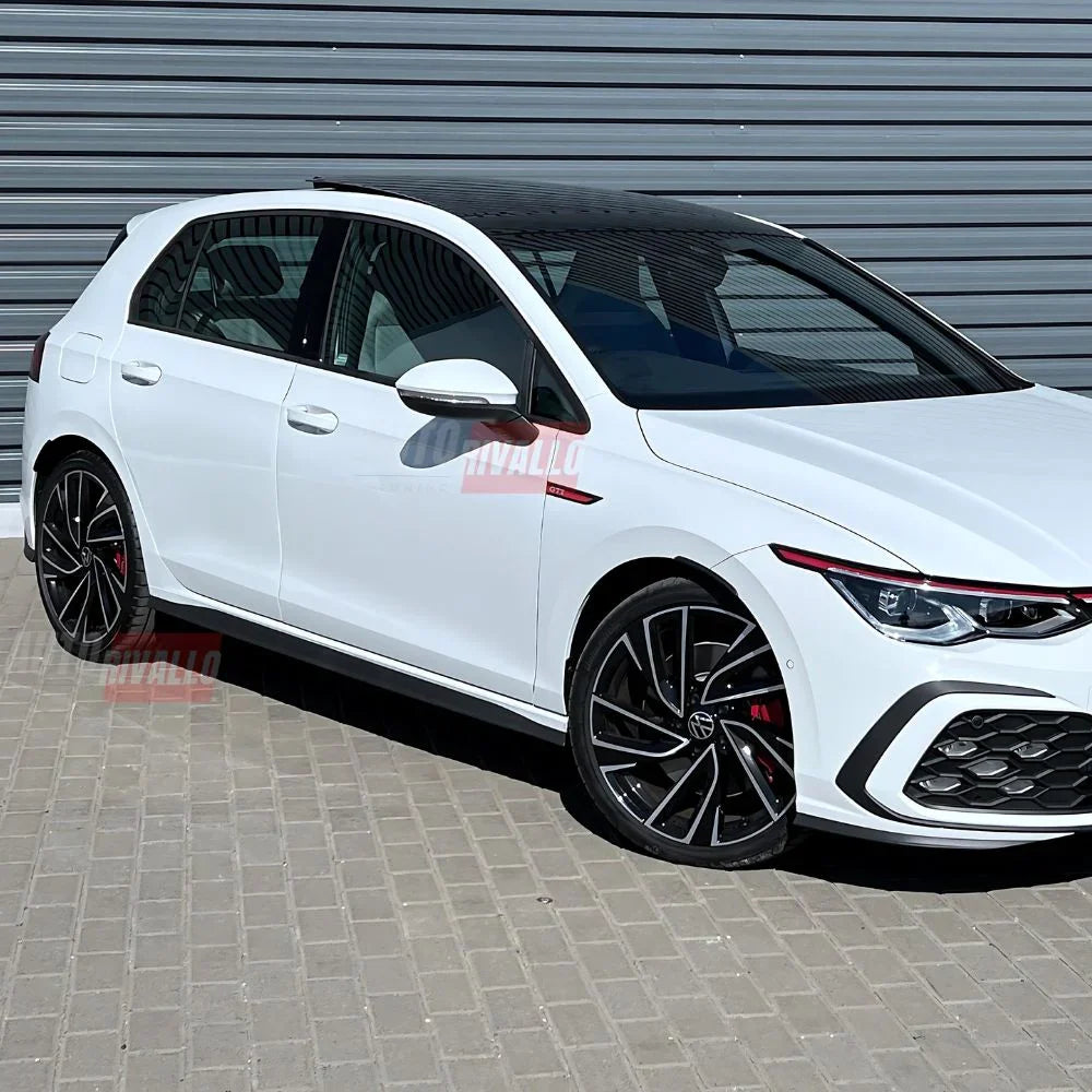 VW Golf 8 2019-2024 Minigonne Laterali GTI Look Nero Lucido - autorivallo